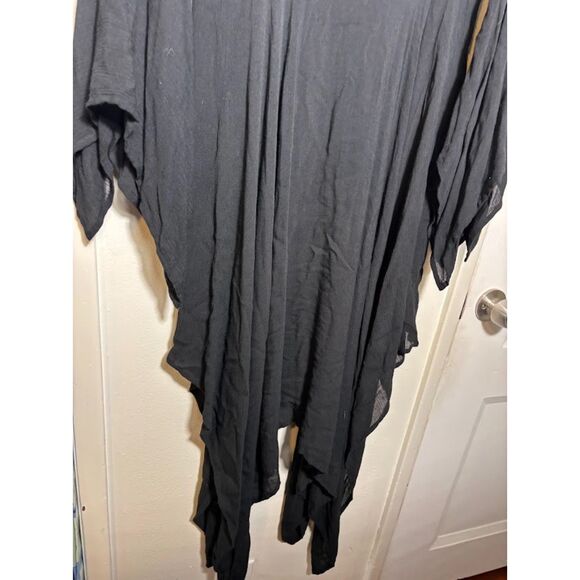 Eternal Love Tunic Mini Dress Large Black Goth Whimsygoth Vamp Witchy Celestial - Picture 3 of 5